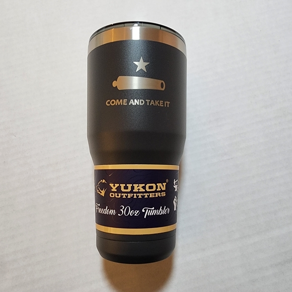 Yukon Outfitters Charcoal "Come and Take it" 30oz Tumbler - Picture 1 of 5